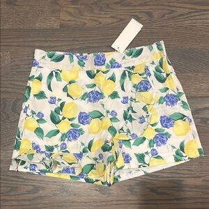 Janie and Jack Lemon Print Shorts